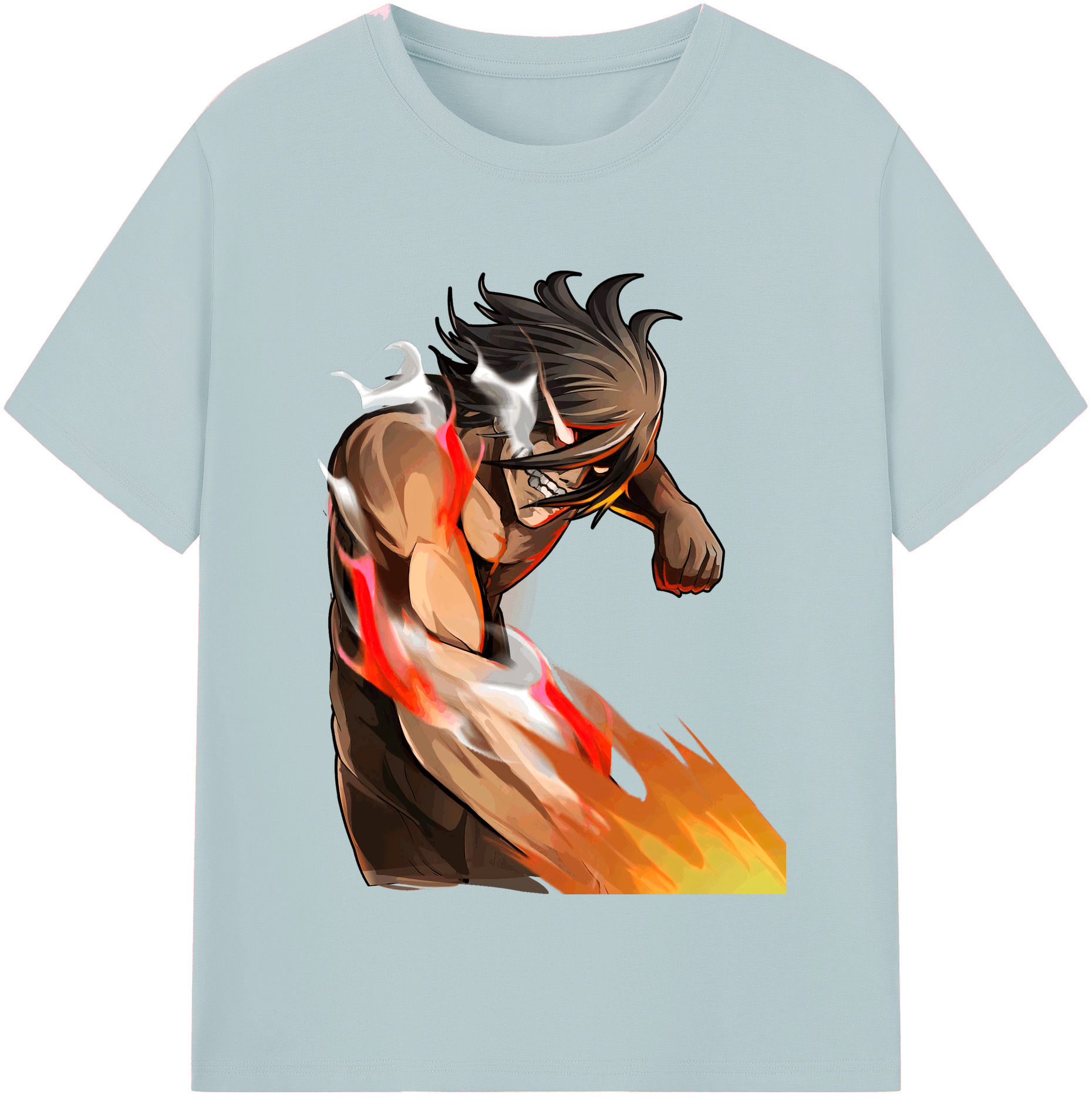 （画像用） 進撃の巨人 Attack on Titan 綿100％半袖Tシャツ（フロントプリント）
